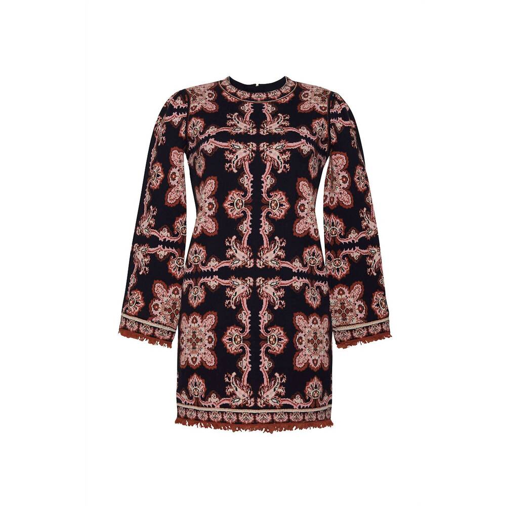 NEW CARA CARA fritz mini dress in black paisley scarf - Picture 3 of 3